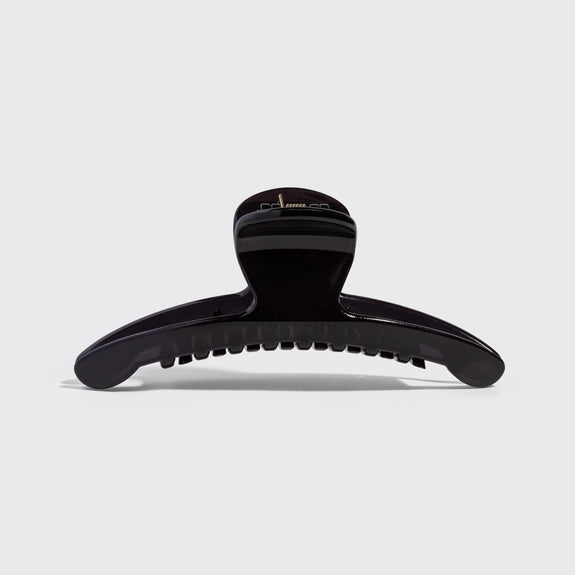 Kitsch Recycled Plastic Large Arched Clip Black