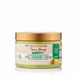 CREME  OF NATURE PURE HONEY Hair Food Smoothing & Frizz Control Curl Defining Cream 11.5 oz