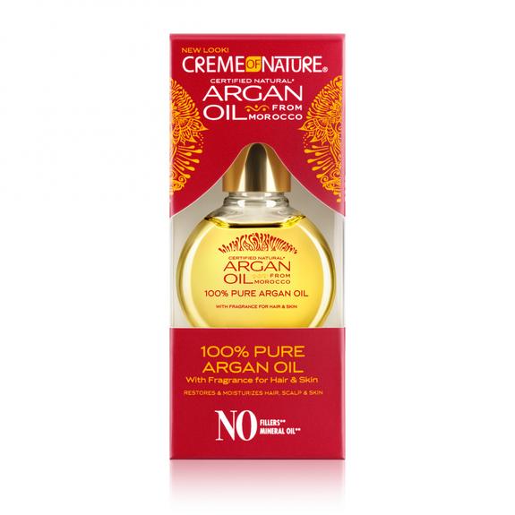 CREME  OF NATURE ARGAN OIL FROM MOROCCO 100% Pure Argan Oil  1 OZ