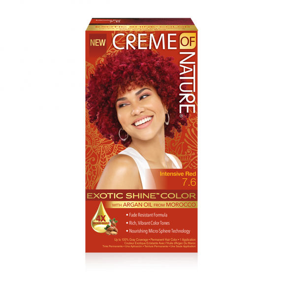 CREME OF NATURE ARGAN OIL FROM MOROCCO Exotic Shine  Color with Argan Oil from Morocco 7.6 Intensive Red