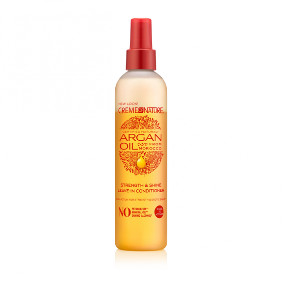 CREME  OF NATURE ARGAN OIL FROM MOROCCO Strength & Shine Leave-in Conditioner 8.45 OZ