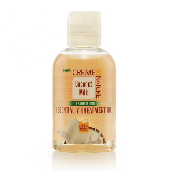 CREME  OF NATURE Coconut Milk Essential 7 Treatment Oil 4 OZ