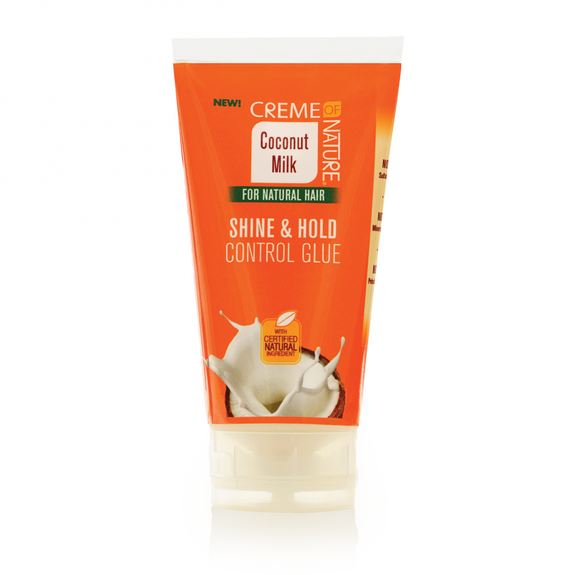 CREME  OF NATURE Coconut Milk Shine & Hold Control Glue 5.1 OZ