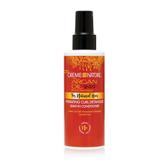 CREME  OF NATURE ARGAN OIL FROM MOROCCO FOR NATURAL HAIR Hydrating Curl Detangler Leave-In Conditioner  5.1 OZ