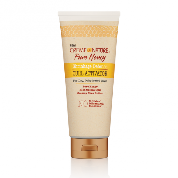 CREME  OF NATURE PURE HONEY Shrinkage Defense Curl Activator 10.5oz