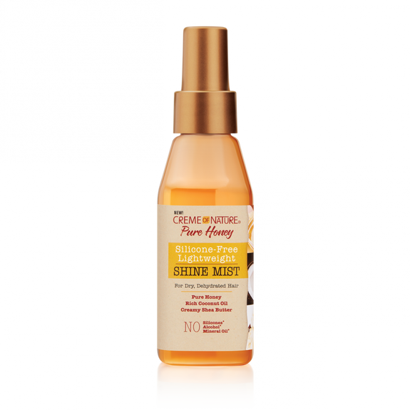 CREME OF NATURE PURE HONEY Silicone-Free Lightweight Shine Mist 4oz