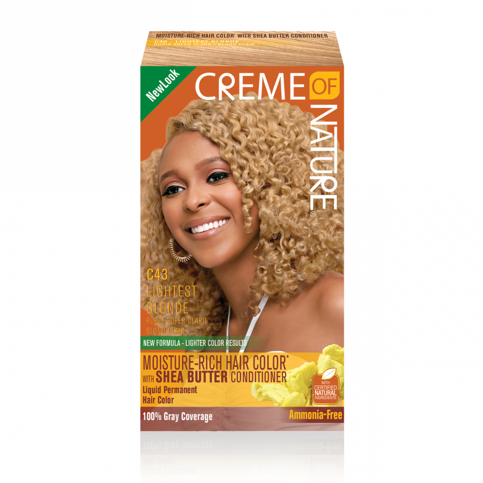 Creme of Nature moisture-Rich Hair Permanent Color C43 Lightest Blonde ...