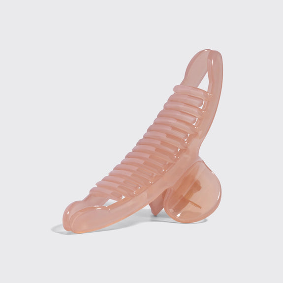 Kitsch Recycled Plastic Large Arched Clip Soft Pink