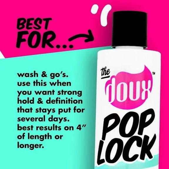 THE DOUX POP LOCK 5-DAY CURL FORMING GLAZE 8 OZ