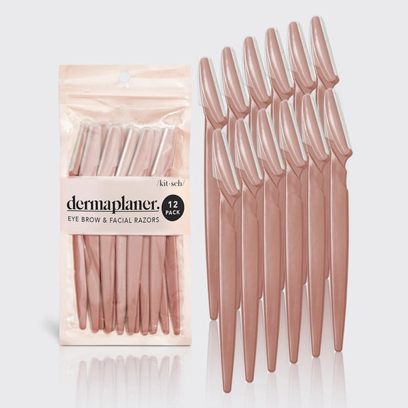 KITSCH Eco-Friendly Dermaplaner 12 Pack- Terracotta