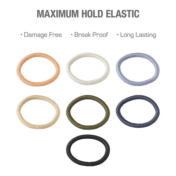 RED BY KISS Elastic Hair Band 5mm (14ct) Mono Assorted