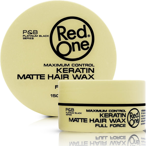 Redone Full Force Matte Hair Wax | Keratin 150ml | Nourishing Care | Matte Look | Maximum Control