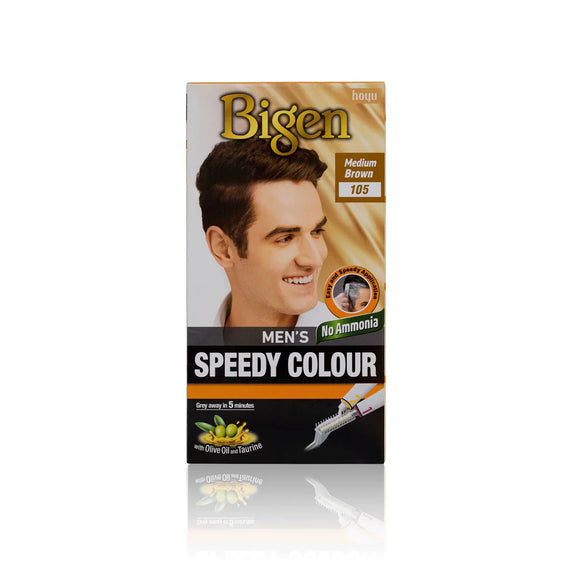 Bigen Men’s Speedy Hair Colour No.105 Medium Brown