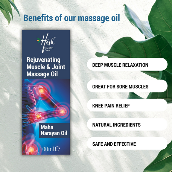 Hesh Maha Narayan Oil – Muscle & Joint Massage Oil 100ML