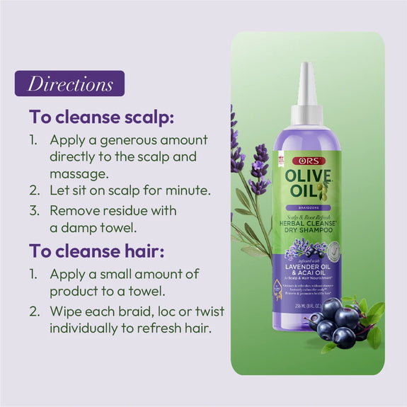 Ors Olive Oil Braidzone Scalp & Root Refresh Herbal Cleanse Dry Shampoo 236ml/8 fl.oz