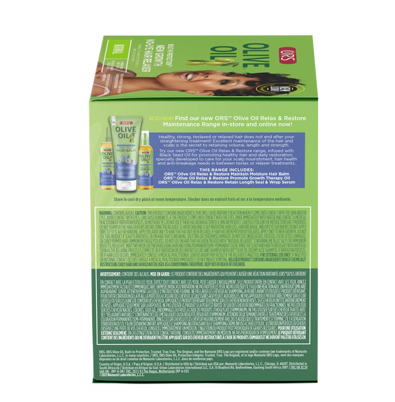 ORS OLIVE OIL BUILT-IN PROTECTION NEW GROWTH NO-LYE HAIR RELAXER - NORMAL STRENGTH