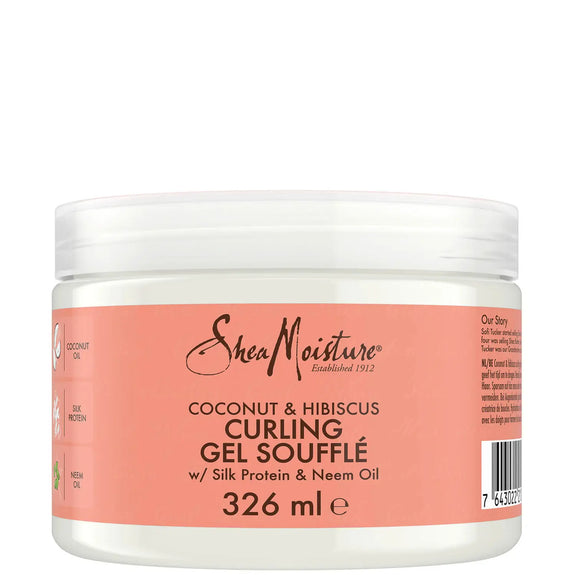 SHEA MOISTURE COCONUT & HIBISCUS CURLING GEL SOUFFLÉ 326ML