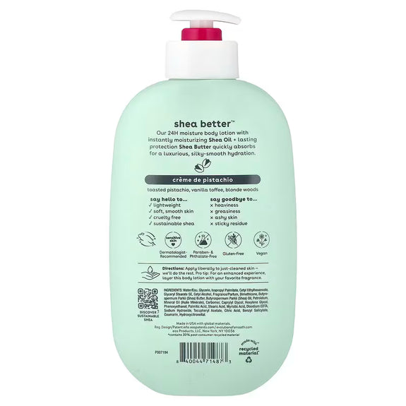 Eos 24H Moisture Creme De Pistachio body lotion 473ml/16oz