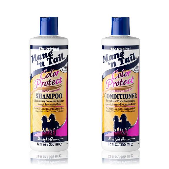 MANE N TAIL COLOR PROTECT SHAMPOO  -12 OZ AND CONDITIONER -12 OZ DUAL SET