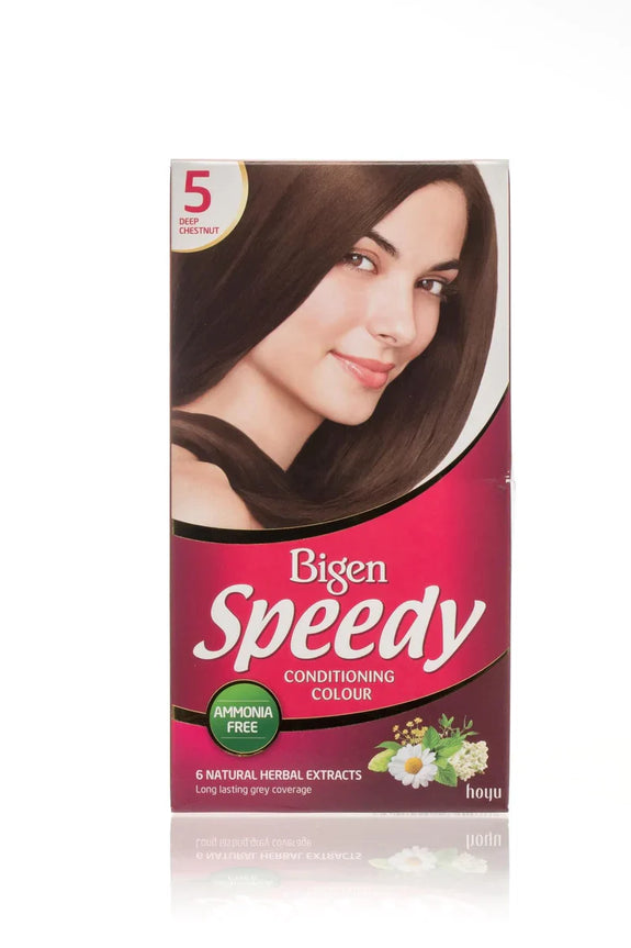Bigen Speedy Conditioning Hair Colour No.5 Deep Chestnut for Women