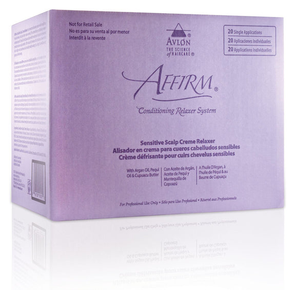 AVLON Affirm Conditioning Relaxer KIT System Sensitive Scalp Cream Relaxer KIT