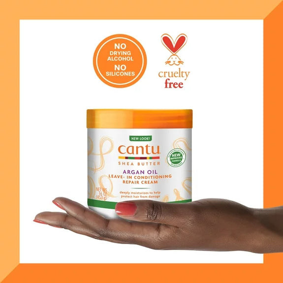 CANTU CLASSIC ARGAN OIL LEAVE-IN CONDITIONING REPAIR CREAM 453G