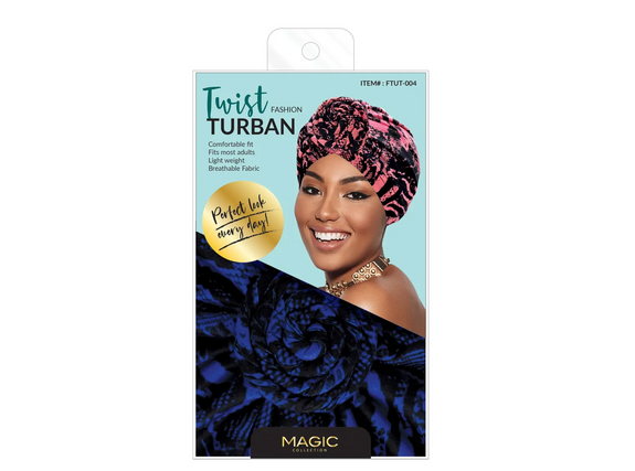 Magic Collection Fashion Turban - Animal Pattern Twist Turban