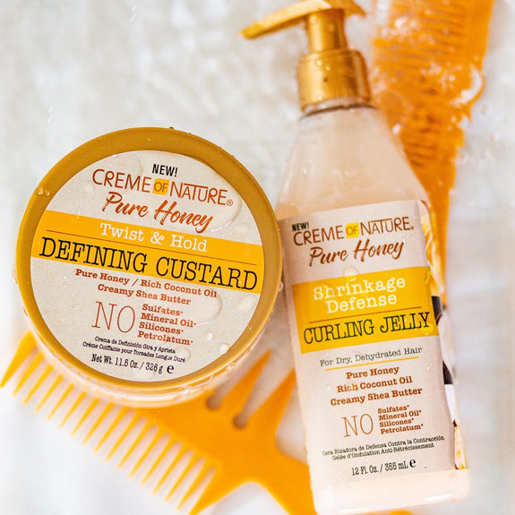 CREME OF NATURE PURE HONEY Twist & Hold Defining Custard 11.5oz