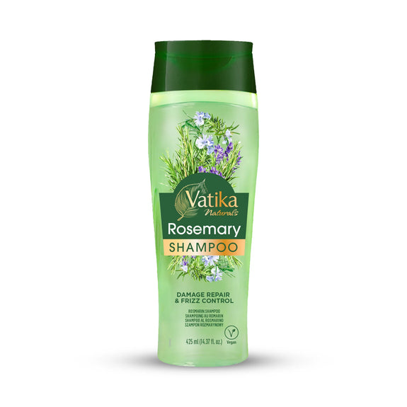 Vatika Natural Rosemary Shampoo  Damage Repair & Frizz Control- 425 Ml