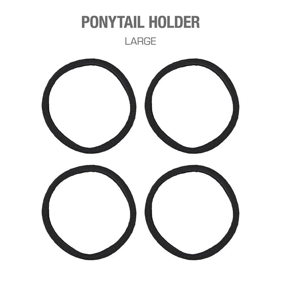 RED BY KISS Ponytail Holder Large Black