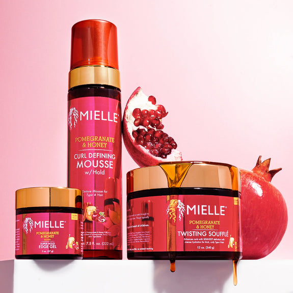 MIELLE POMEGRANATE & HONEY SUPER HOLD EDGE GEL -2 oz