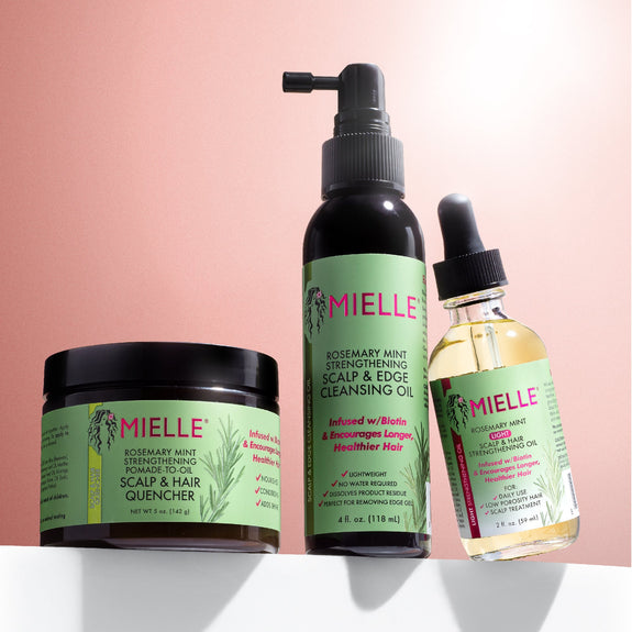 MIELLE ORGANICS Rosemary Mint Light Scalp & Hair Strengthening Oil