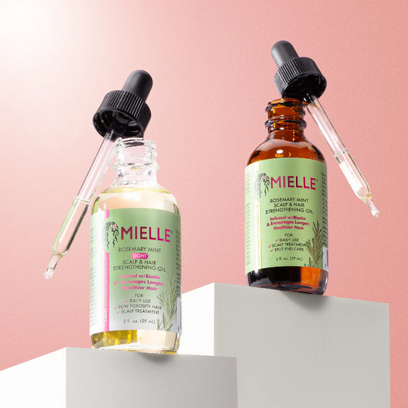 MIELLE ORGANICS Rosemary Mint Light Scalp & Hair Strengthening Oil