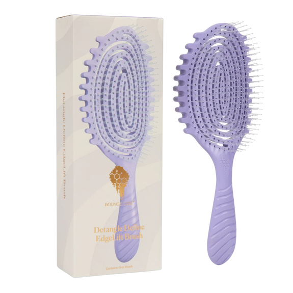 Bounce Curl Detangle Define EdgeLift Brush - Lavender