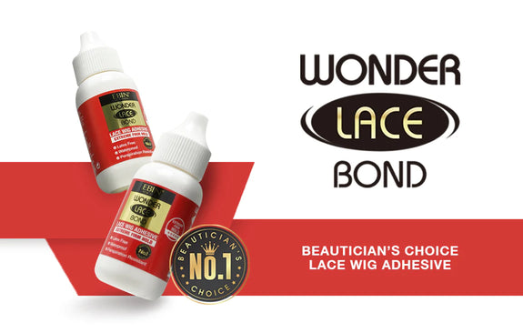 EBIN WONDER LACE BOND WATERPROOF ADHESIVE - EXTREME FIRM HOLD-34 ML[RED]