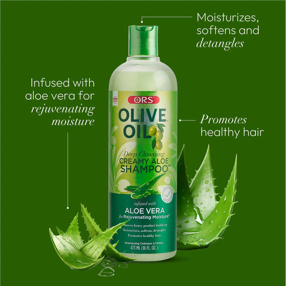 ORS Olive Oil Deep Cleansing Creamy Aloe Shampoo 473ML