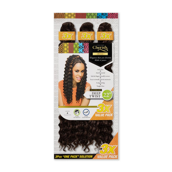 Cherish Ultimate Comfort Deep Twist Bulk 3X Pack 22 Inch