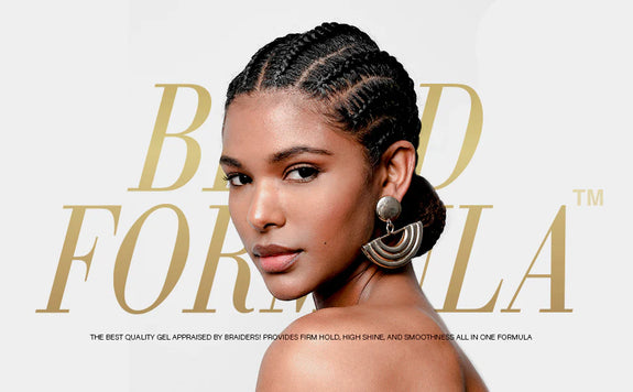 EBIN BRAID FORMULA SETTING MOUSSE MOISTURIZING & SHINE - OLIVE OIL