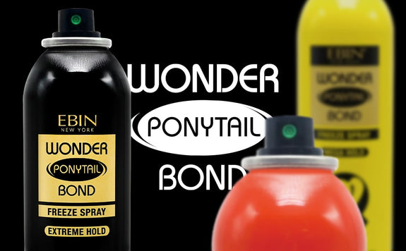 EBIN WONDER PONYTAIL BOND FREEZE SPRAY EXTREME HOLD 8OZ/ 245ML