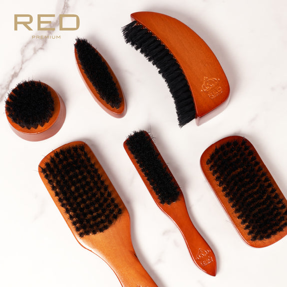 RED BY KISS Premium Beard Medium Soft Club Brush