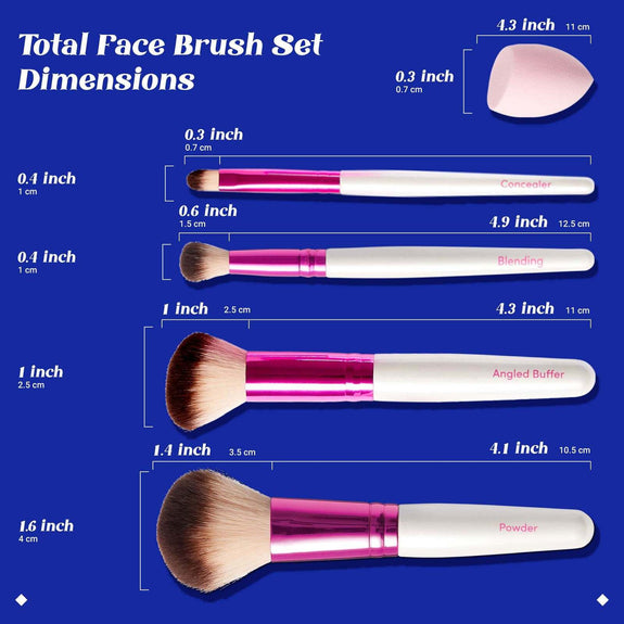 KISS RK MAKE UP BRUSH KIT - EYE MAKE UP SET