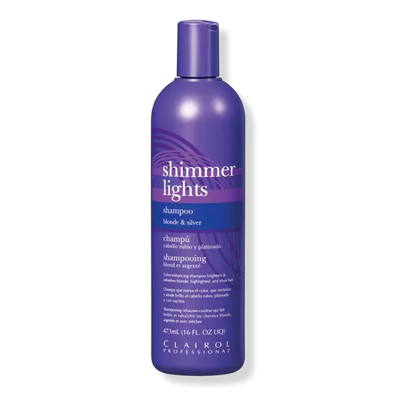 CLAIROL SHIMMER LIGHTS SHAMPOO BLONDE AND SILVER 473ML
