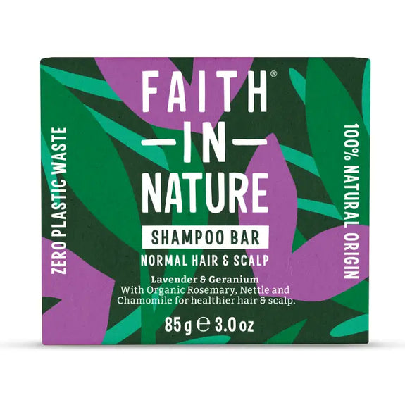 Faith In Nature Lavender & Geranium Shampoo Bar 100g/3oz