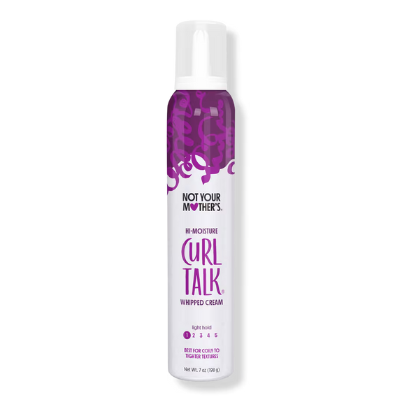 NOT YOUR MOTHER'S CURL TALK HI-MOISTURE WHIPPED CREAM 7 OZ