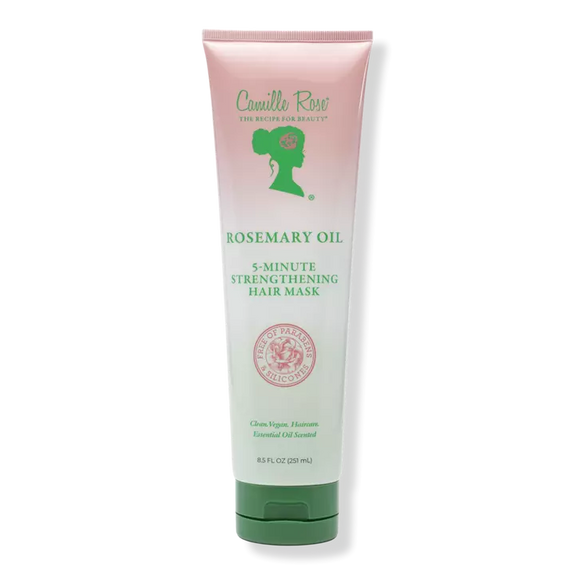 CAMILLE ROSE 5 MINUTE STRENGTHENING HAIR MASK WITH ROSEMARY OIL-8.5 oz