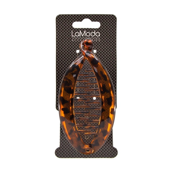 LA MODA TORTOISESHELL BANANA CLIP