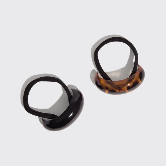 Kitsch Black & Tort Cloud Cuffs