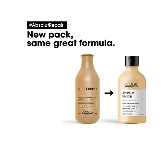 L'ORÉAL PROFESSIONNEL SERIE EXPERT ABSOLUT REPAIR SHAMPOO 300ML ABSOLUT REPAIR CONDITIONER 200ML