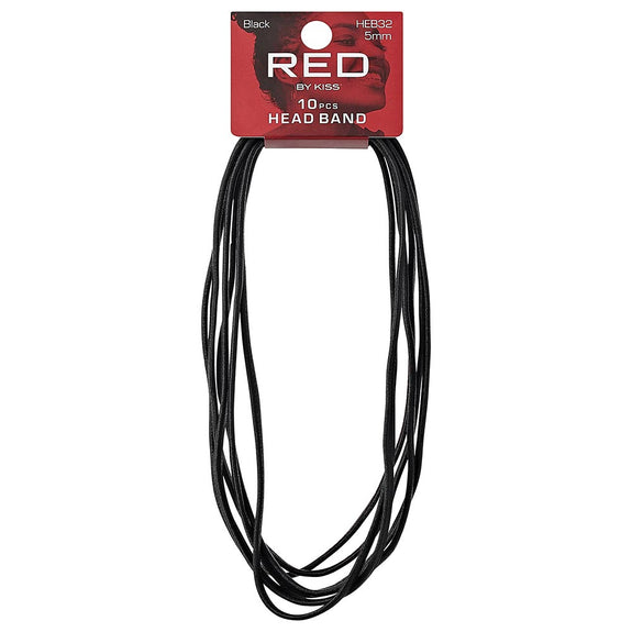 RED BY KISS Elastic Sport Headband (10pcs) 5mm