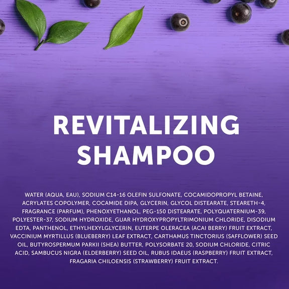 Cantu Revitalizing Shampoo with Acai Berry and Shea Butter, 13.5 fl oz.